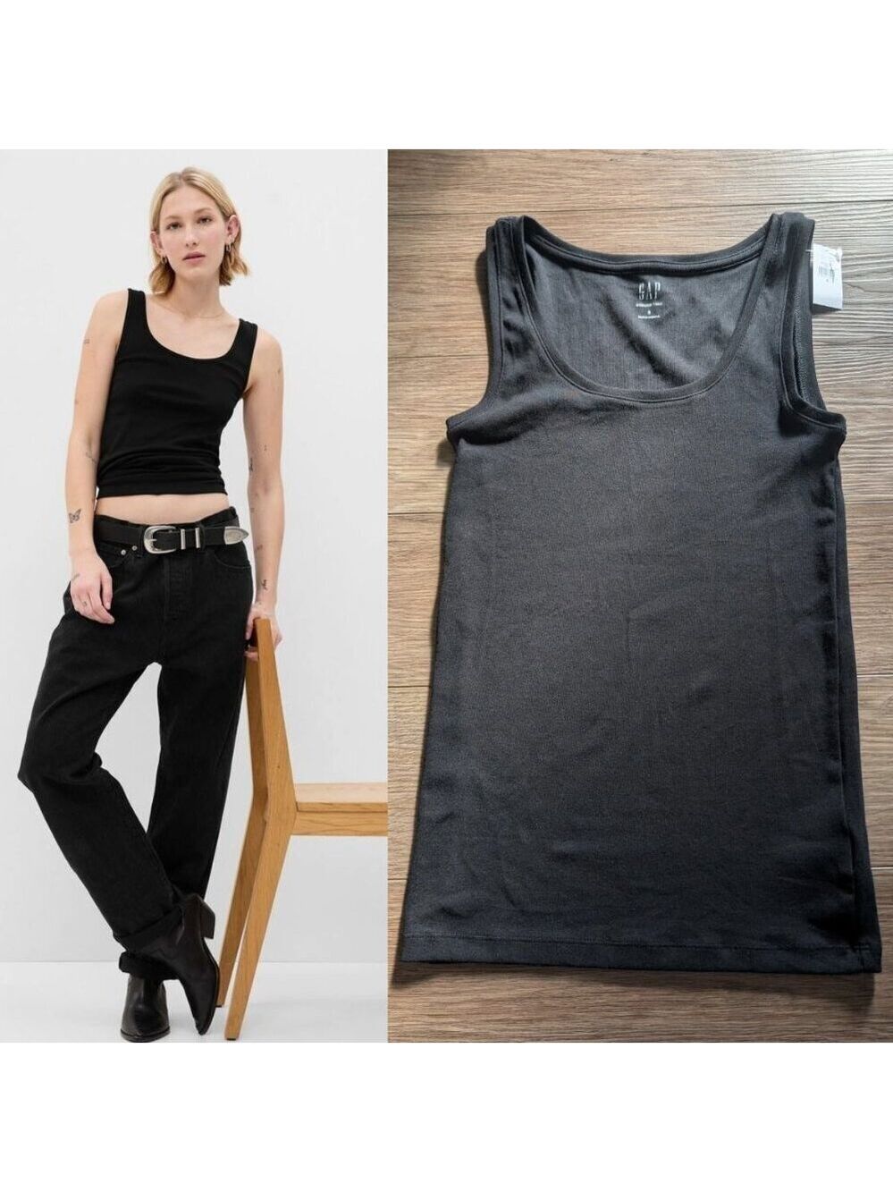 Gap | Modern Tank Top in Black